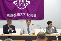 吉田 副会長、松下 会長、小林 副会長