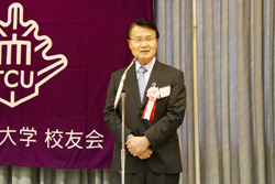 懇親会　北澤宏一 学長